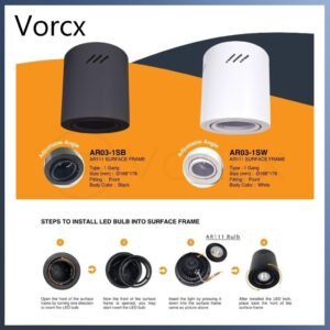 PerfectOne AR03 AR111 Surface Spotlight Casing