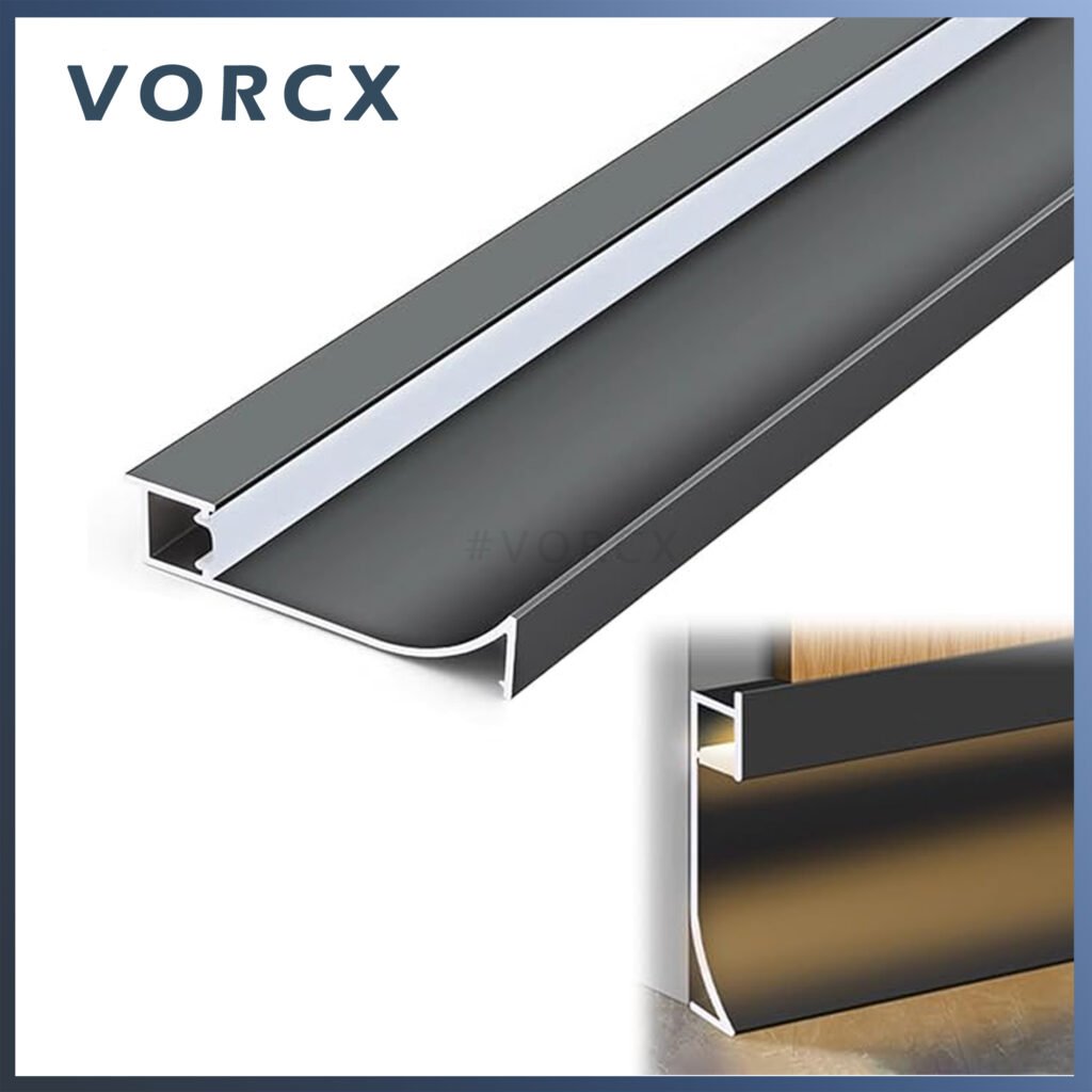 225 Aluminium Profile Floor Skirting 3Meter