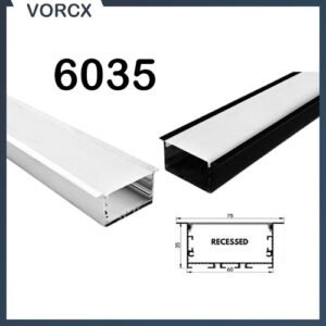 6035 Recessed Aluminium Profile 3Meter