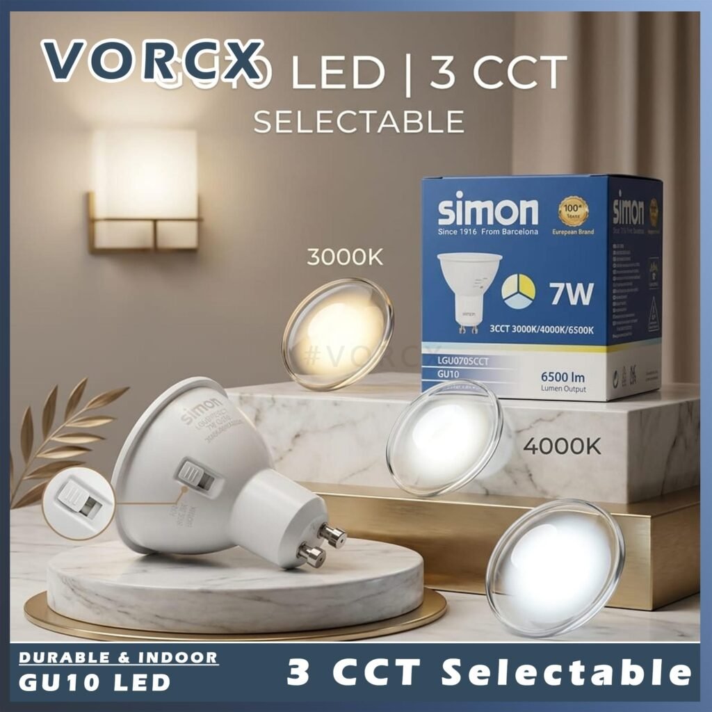 Simon 7W 3Color GU10 Bulb