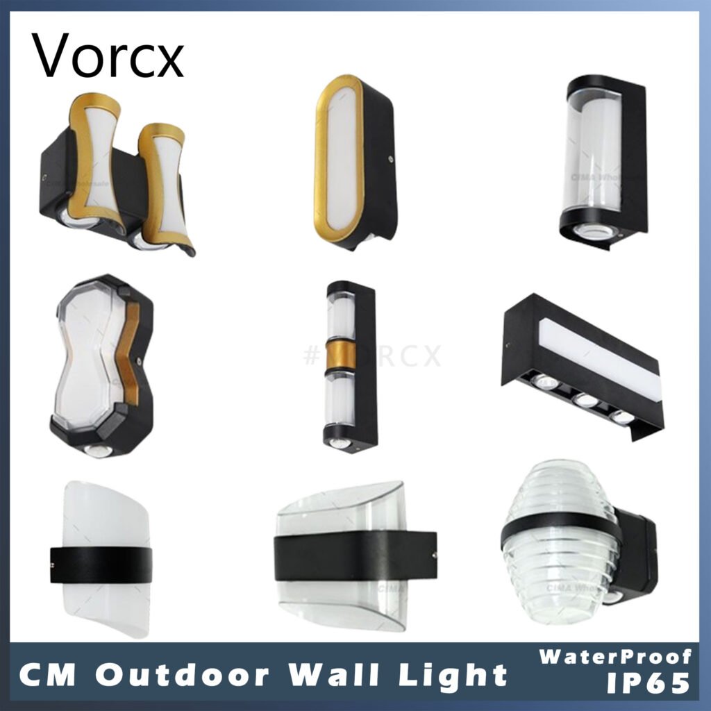 CM LED Outdoor Wall Light IP65 Weatherproof LED Wall Lamp Up Down Light Warmwhite