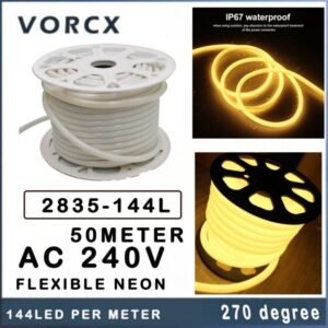 2835-144L 16mm 50m Flexible Neon Rope Light  OUT DOOR IP65