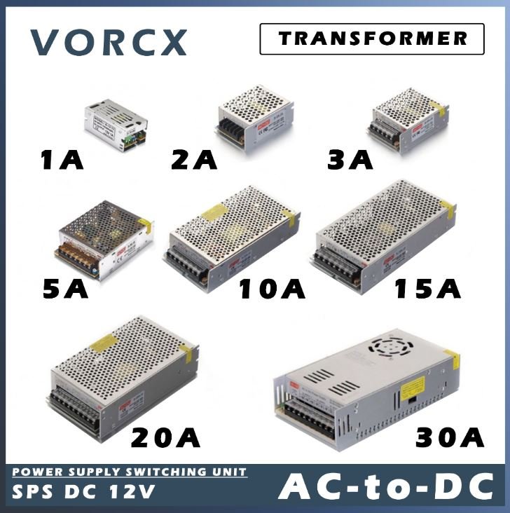 Sinar SPS AC-DC 12V DC Switching Power Supply Transformer ( 1A / 2A / 3A / 5A / 10A / 15A / 20A / 30A )