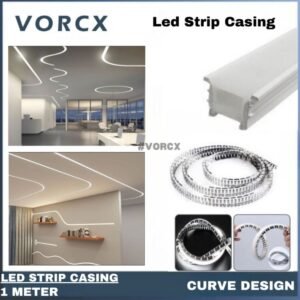 Silicone Profile LED Strip Casing Diffuser Cover Housing 1Meter White