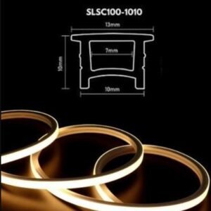 Recessed 10mm Silicone Profile 1Meter White