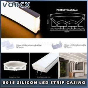 5015 Silicone Profile 1Meter White
