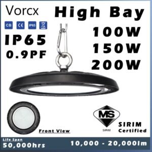 [ SIRIM Certified ] EB HBL-02 IP65 Weatherproof LED High Bay UFO 100W 150W 200W