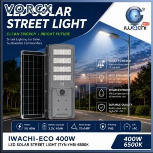 IWACHI-ECO (TYN-YHB) LED SOLAR STREET LIGHT 200W 300W 4000W 6500K IP65