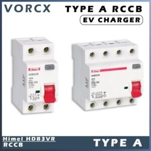 Himel HDB3VR (TYPE A) DC ELCB 10mA/30mA/100mA 2P 4P (EV CHARGER COMPATIBLE)