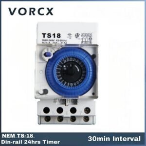 TECNO SL181 Din-rail 24hrs Timer (30min Interval)