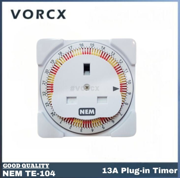 NEM TE-104 13A Plug-in Timer