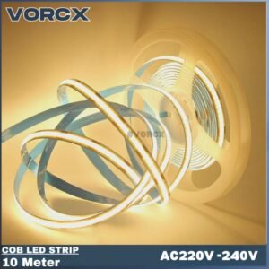 C-288D AC220-240V COB LED Strip 10meter Direct Power Point Connection