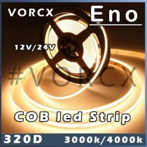 ENO COB LED Strip DC12V / DC24V 5m 3000K 4000K 6500K 50W 320D