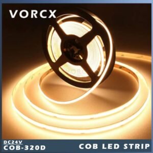 Iwachi COB-320D DC24V Continuous Dot Free LED Strip Light 5meter