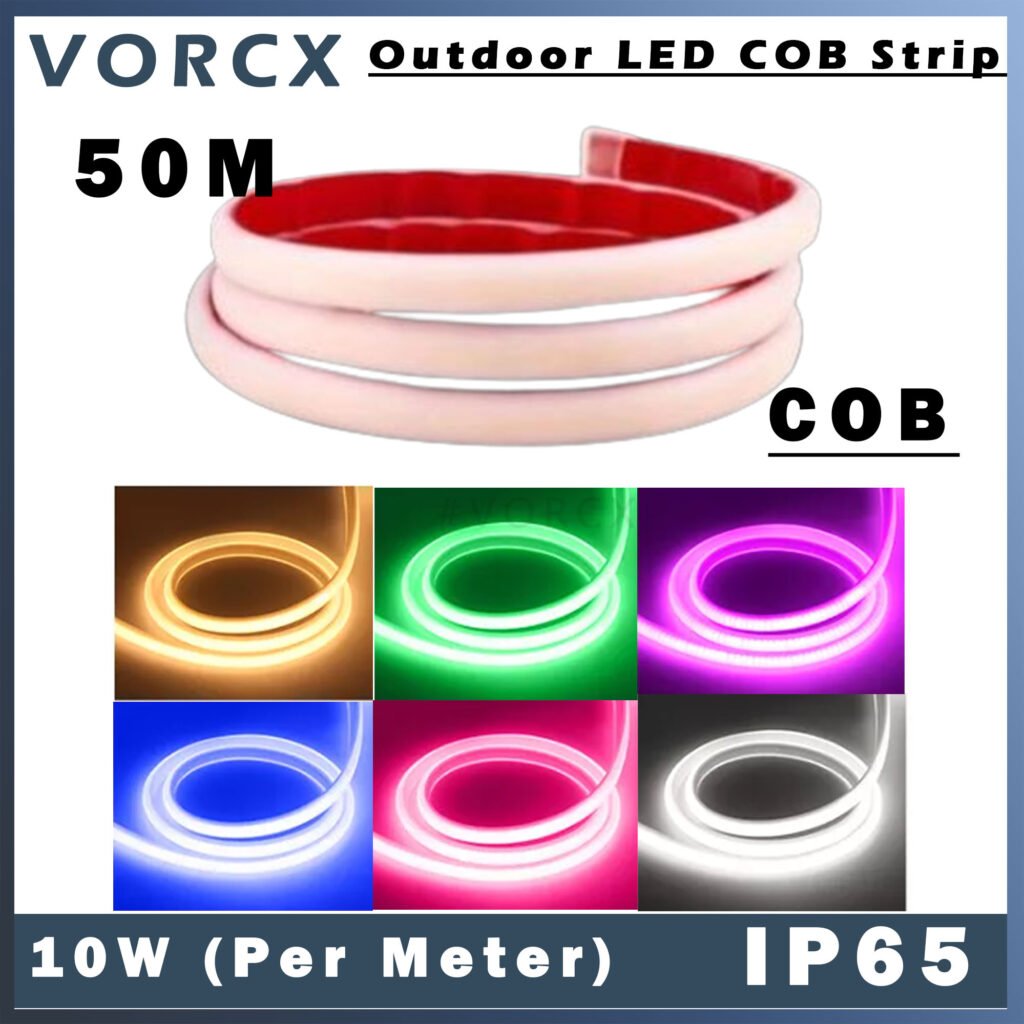 LH DY288D 50m Outdoor COB Led Strip IP65