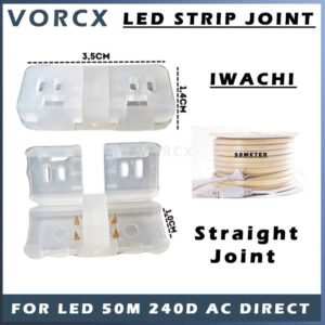 Iwachi LED Strip COB 240D AC Direct Straight Joint