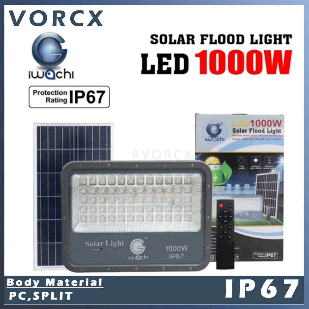 Iwachi Led Solar Flood Light 300w/500w/1000w IP67