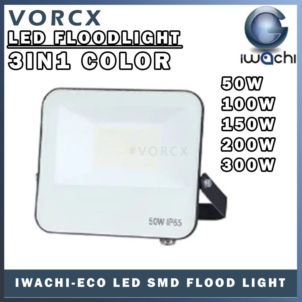 [SIRIM] IWACHI-ECO LED SMD FLOOD LIGHT 3IN1 IP65