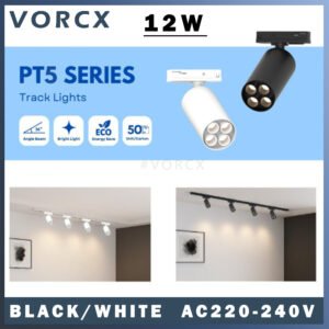 LH PT5 SERIES TRACK LIGHT 12W 3000K/4000K /BLACK /WHITE