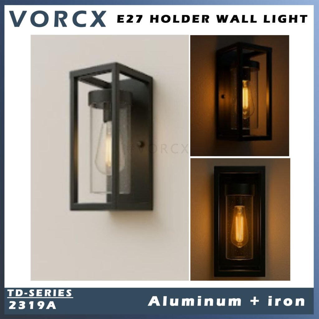 LH TD Series 2319A E27 Holder LED Wall Light IP54