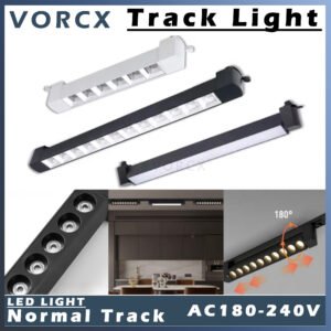 EB-T260 240V 18W /48w Led Linear/Grill Track Light White/Black