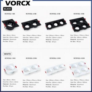 S-901 Square Spotlight Casing