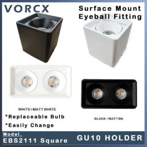 EB S2111 Surface GU10 Spotlight Casing