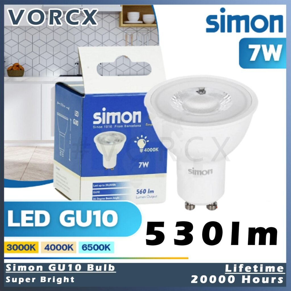 Simon 7W GU10 Bulb