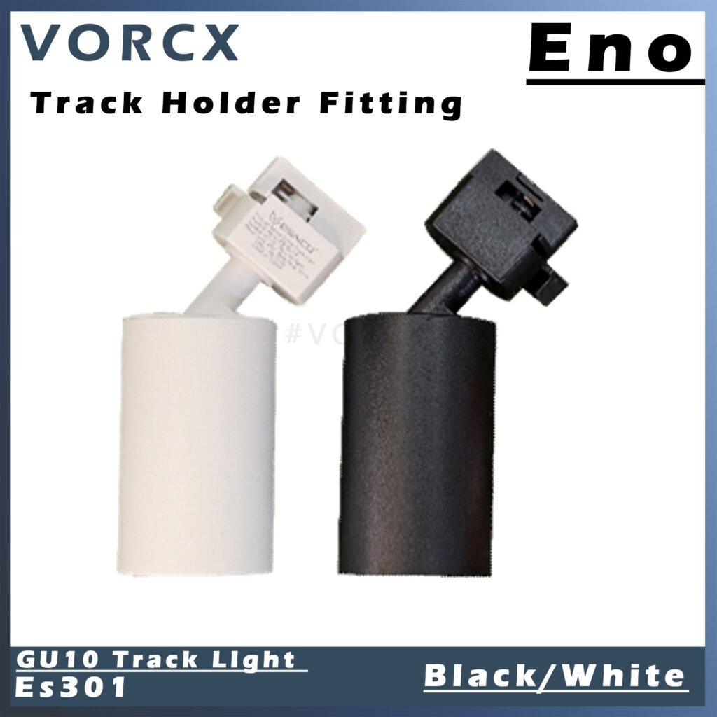 Eno LED Spot Light Track Housing Fitting GU10 Replaceable Bulb