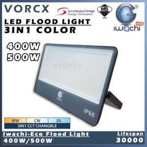 Iwachi-Eco  3IN1 COLOR (SMD II) LED FLOOD LIGHT 3CCT Changeable  400w /500w