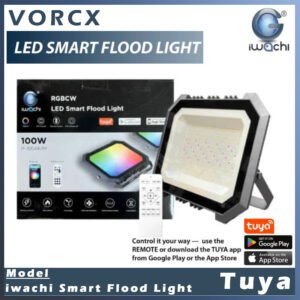 Iwachi 100W LED Smart Tuya Flood light