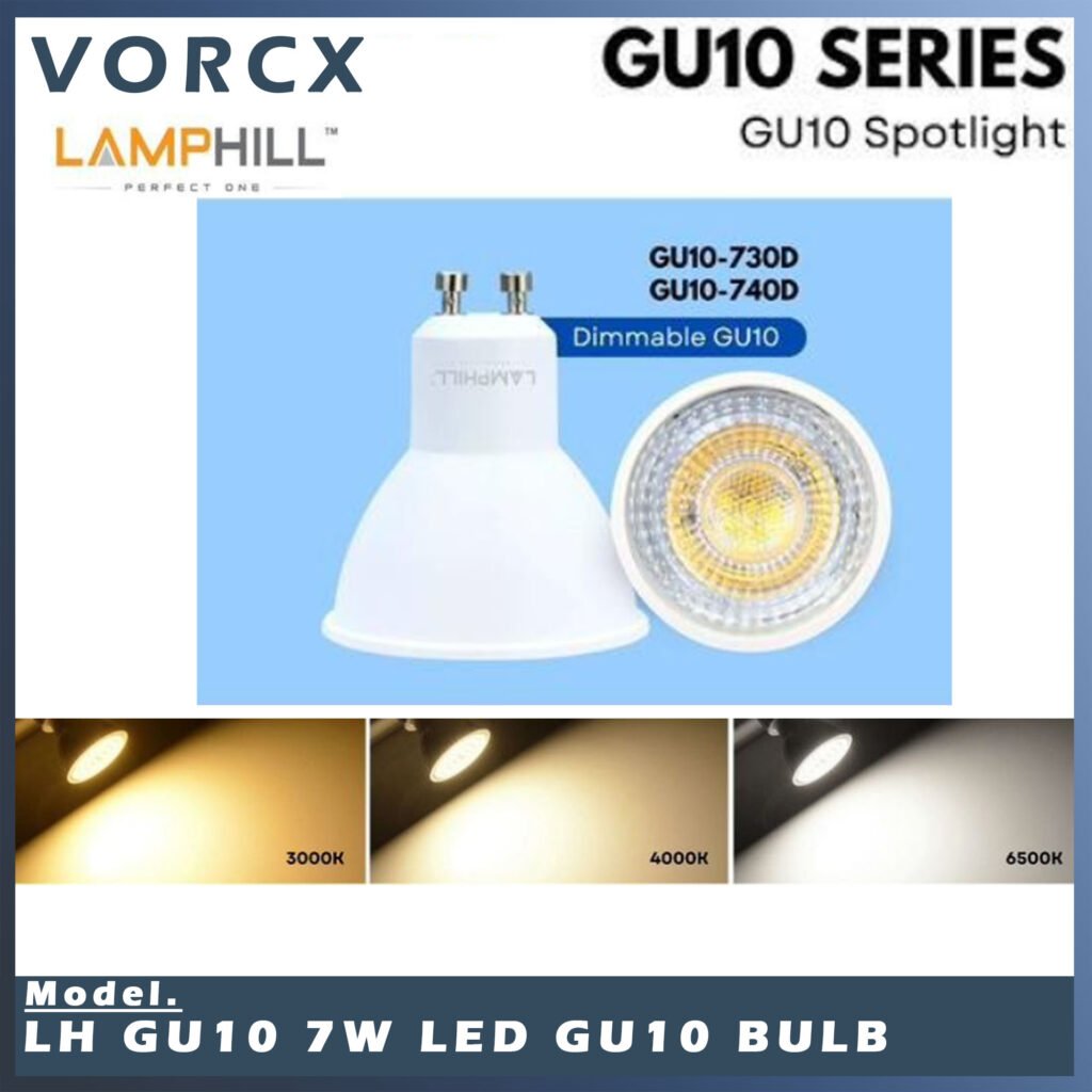 PerfectOne 7W GU10 Bulb 36D Dimmable