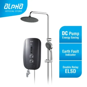 ALPHA AS2 i Plus Rain Shower Instant Water Heater DC Pump