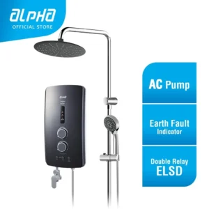 ALPHA IM9 EP Plus Rain Shower Instant Water Heater AC Pump