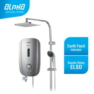 ALPHA AS2 E Plus Rain Shower Instant Water Heater Non Pump