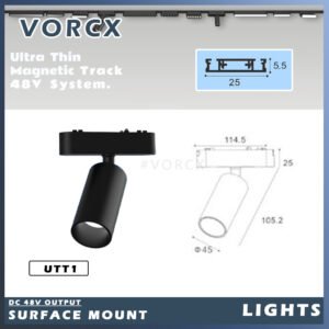 UTS Ultra Thin Series [Track Light] (Normal / Smart) Surface Mount 5mm Thickness 3000K 4000K TuYa Bluetooth