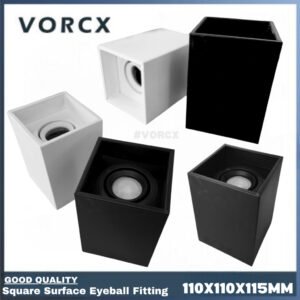 HC2 Square Iron Surface Spotlight Casing