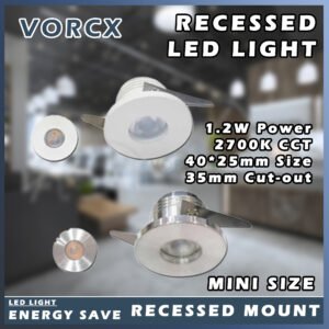 Perfect One P801 1.2W Mini Spotlight 2700K