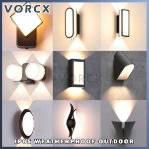 LH LED Outdoor Weatherproof Wall Light 3000K Warm White IP65