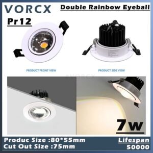 PerfectOne PR12 7W Fish Eye Spotlight