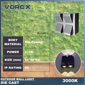 LH 1768 LED Outdoor Weatherproof Wall Light 3000K Warm White IP65