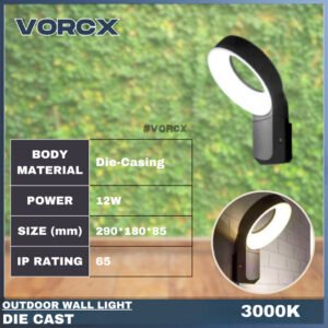 LH 16Y LED Outdoor Weatherproof Wall Light 3000K Warm White IP65