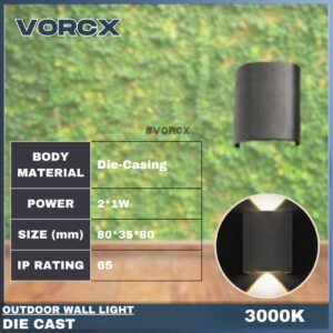 LH 1780 LED Outdoor Weatherproof Wall Light 3000K Warm White IP65