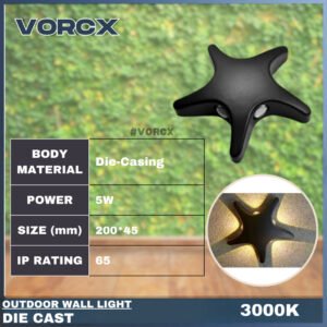 LH 811 LED Outdoor Weatherproof Wall Light 3000K Warm White IP65