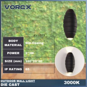 LH 1778 LED Outdoor Weatherproof Wall Light 3000K Warm White IP65