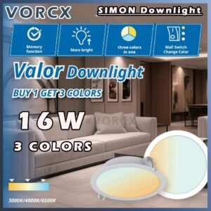 Simon Valor 3Color Downlight