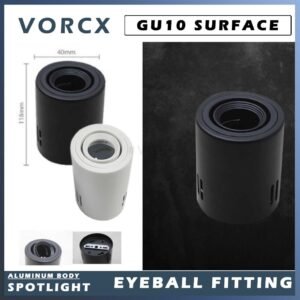 HC2 Round Iron Surface Spotlight Casing