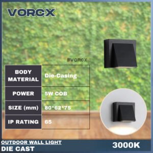 LH 1766 LED Outdoor Weatherproof Wall Light 3000K Warm White IP65