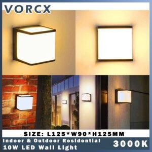LH 2328P-30 LED Outdoor Weatherproof Wall Light 3000K Warm White IP65