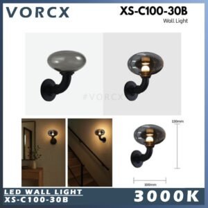 LH C100 LED Outdoor Weatherproof Wall Light 3000K Warm White IP65